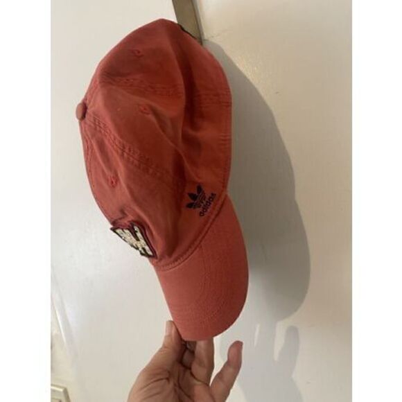 Miami Heat Adidas Baseball Hat NBA Fitted Jersey Knit Size L / XL Red - Picture 3 of 8